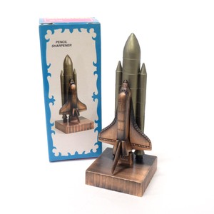 Stationery Retro Space Antique Sharpener Pencil Space Shuttle with Lunch