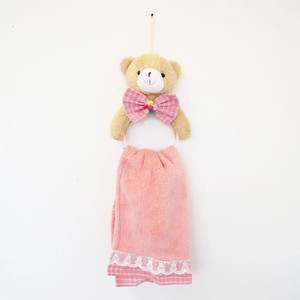 Towel Hanger Pink Bear