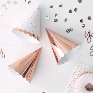 Rose Gold Party Hat