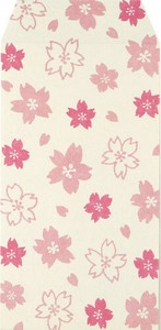 Envelope Cherry Blossom 5-pcs Made in Japan