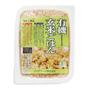 【ビオクラ】有機玄米ごはん【名称：有機レトルト包装米飯】