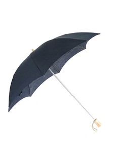 中国製　47cm　綿スラブ　パラソル　シンプル無地　折りたたみ傘