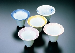 【ヤマコー】 陶器　朝顔　珍味入