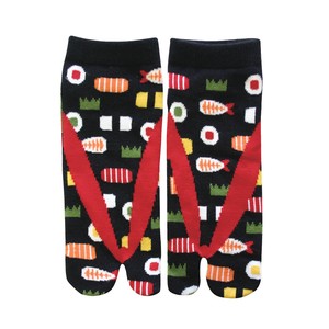 Tabo Socks Sneaker length Ladies Japanese Sandals Sushi