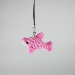吊饰/手机背带 粉色 动物 海豚