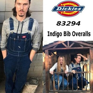 【DICKIES】(ディッキーズ) USA企画 Indigo Bib Overalls / デニム オーバーオール