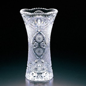 《日本製》ソリティア花器(L)【花瓶】【ガラス　かびん】【フラワーベース】