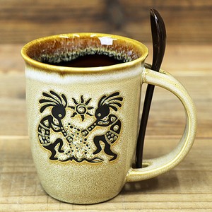 【カフェ ＆ バー グッズ】ココペリ セラミック 16oz マグカップ AGC-58376-BE ベージュ