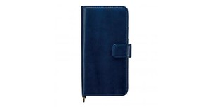 Phone Case Navy Soft Leather