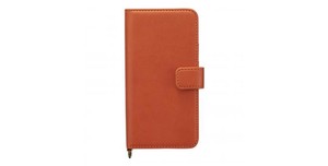Phone Italian soft Leather Orange 8 1