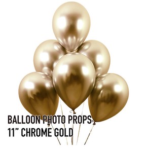 KS Balloon Photo Propose 11 Gold 6 Pcs