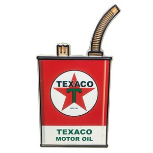 エンボス看板【TEXACO OIL】プレート サイン アメリカン雑貨