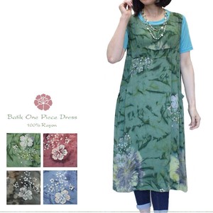 Casual Dress Rayon Sleeveless One-piece Dress
