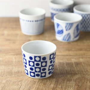 Blue Pattern Mini Cup Block MINO Ware