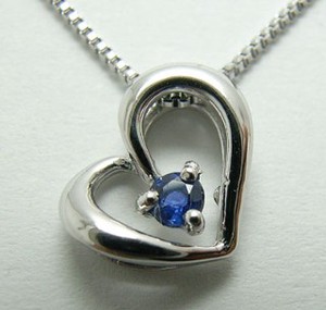 Sapphire Gold Chain Necklace