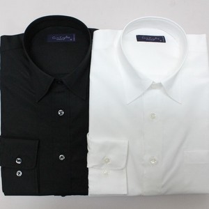 【メンズ　綿100％　長袖シャツ】日本製 上質綿100％  長袖 レギュラー衿 シャツ 制服 ユニフォーム