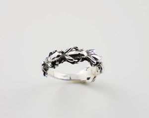 Silver-Based Plain Ring sliver Frog Animal Rings