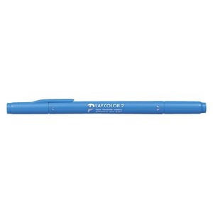 トンボ鉛筆 水性サインペンプレイカラー2 水色 WS-TP 13 ﾐｽﾞｲﾛ 00031273