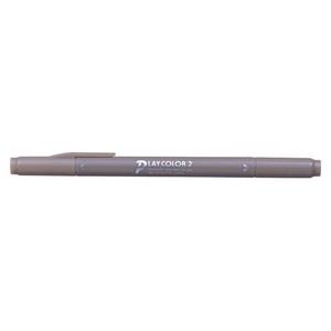 トンボ鉛筆 水性サインペンプレイカラ2アッシブラウン WS-TP 40 ｱｯｼｭﾌﾞﾗｳﾝ 00062966