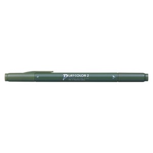 トンボ鉛筆 水性サインペンプレイカラー2オリーブ WS-TP 43 ｵﾘｰﾌﾞ 00062969