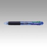 トンボ鉛筆 4色ボールペン リポーター4 透明ブルー BC-FRC40 00052823