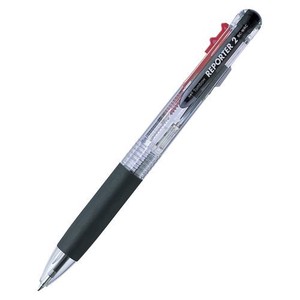 トンボ鉛筆 2色ボールペン リポーター2 透明 BC-WRC20 00052811