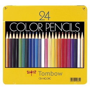トンボ鉛筆 色鉛筆 24色NQ CB-NQ24C 00019373