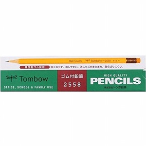 トンボ鉛筆 ゴム付鉛筆2558 B 2558-B 00022604