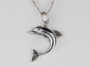 Silver Pendant sliver Pendant Animal Dolphin