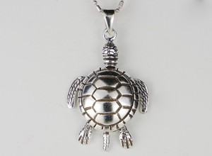 Silver Pendant sliver Pendant Animal Sea Turtle