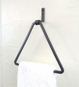 Iron Towel Hanger Triangle 2 Pcs