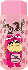 Tease "Crayon Shin-chan" Chocobi type Eraser Pink