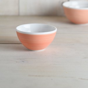 Mino ware Donburi Bowl Orange 9cm Made in Japan