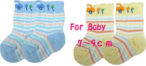 日本製 新生児ソックス クルマ 靴下