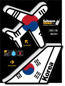 KK-011/機体国旗ステッカー/KOREA（韓国）