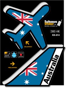 KK-014/機体国旗ステッカー/AUSTRALIA（オーストラリア）