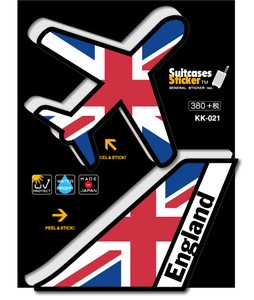 KK-021/機体国旗ステッカー/ENGLAND（イギリス）
