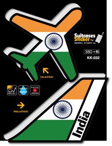 KK-032/機体国旗ステッカー/INDIA（インド）
