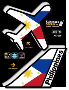 KK-038/機体国旗ステッカー/PHILIPPINES（フィリピン）