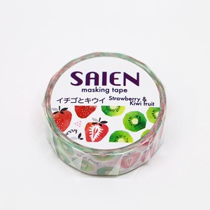 Washi Tape Strawberry & Kiwi Fruit 15mm
