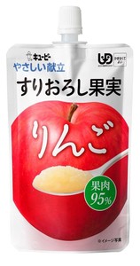 キユーピー 【納期 2-4週間】やさしい献立 すりおろし果実 りんご