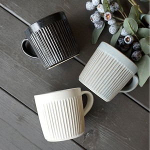 SALIU Mug White Pottery 280ml Made in Japan