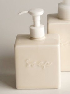 SALIU Dispenser Hand Soap Dispenser Pottery Made in Japan