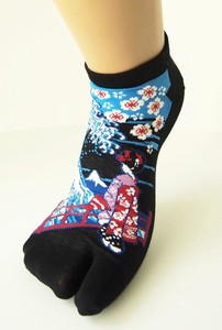 Apprentice Geisha Ankle Socks Tabi Socks Sneaker length Fuji Ladies