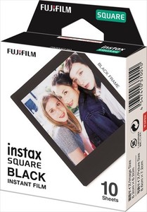 FUJIFILM Stack Square Film Black Frame 1 Pack