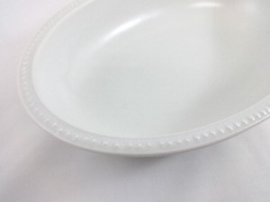 Main Plate White Bird Made in Japan