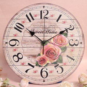 Classic Rose Wall Clock