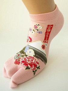 Fuji Ankle Socks Tabi Socks Sneaker length Mt. Fuji