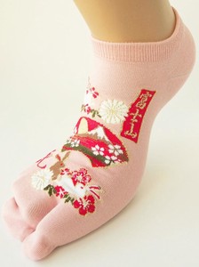 Fuji Rabbit Ankle Socks Tabi Socks Sneaker length Mt. Fuji