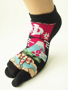 Hot Springs Ankle Socks Tabi Socks Sneaker length Mt. Fuji Ladies